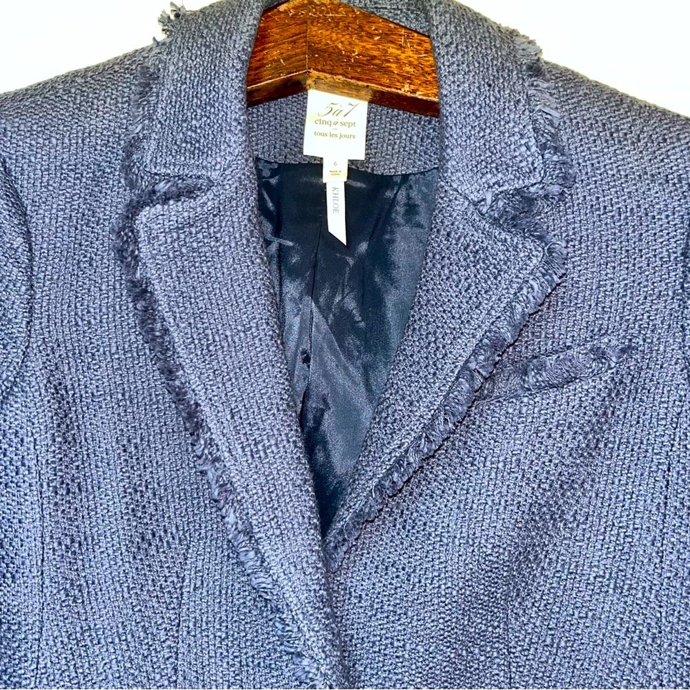 cinq à sept Khloe Boucle Blazer - Picture 10 of 16